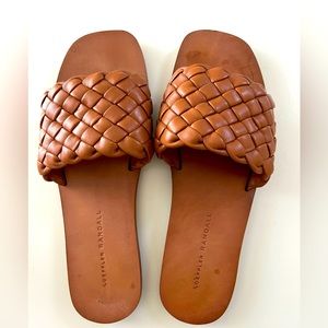 Loeffler Randall Brown Braided Sandal